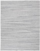 4' x 6' Silver Wool Hand Woven Stain Resistant Area Rug