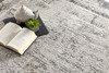 4' x 6' Gray & Ivory Abstract Distressed Rectangle Area Rug