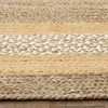 4' x 6' Tan and Beige Bordered Area Rug