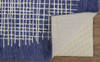 4' x 6' Blue & Ivory Wool Plaid Tufted Handmade Stain Resistant Area Rug