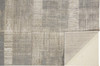 4' x 6' Gray and Ivory Abstract Area Rug