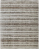 4' x 6' Tan Ivory and Brown Abstract Hand Woven Area Rug