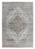 4' x 6' Brown Oriental Area Rug