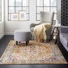4' x 6' Yellow and Ivory Dhurrie Area Rug