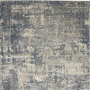 4' x 6' Grey and Beige Abstract Power Loom Non Skid Area Rug
