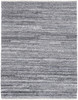 4' x 6' Gray and Ivory Striped Hand Woven Stain Resistant Area Rug