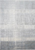 4' x 6' White Gray and Blue Abstract Area Rug