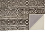 4' x 6' Brown Taupe and Ivory Striped Stain Resistant Area Rug