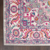 4' x 6' Pink & Gray Power Loom Area Rug