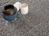 4' x 6' Ivory Modern Solid Shag Area Rug