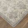4' x 6' Ivory Tan and Gray Power Loom Area Rug