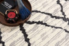 4' x 6' Gray and Black Modern Abstract Area Rug