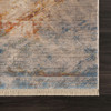 4' x 6' Gray Abstract Distressed Area Rug