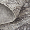 4' x 6' Tan Taupe and Gray Abstract Power Loom Distressed Stain Resistant Area Rug