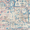 4' x 6' Pink Damask Power Loom Area Rug