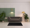 4' x 6' Black Shag Tufted Handmade Area Rug