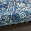 4' x 6' Navy Blue Power Loom Polypropylene Area Rug