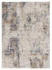 4' x 6' Beige Abstract Printed Area Rug