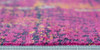 4' x 6' Magenta Abstract Dhurrie Area Rug