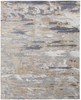 4' x 6' Tan Orange and Ivory Abstract Power Loom Distressed Area Rug