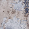 4' x 6' Beige and Ivory Abstract Area Rug