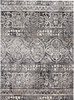 4' x 6' Gray Ivory and Taupe Abstract Stain Resistant Area Rug