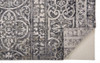 4' x 6' Gray Ivory and Taupe Abstract Stain Resistant Area Rug