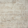 4' x 6' Beige Abstract Distressed Polyester Area Rug