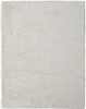 4' x 6' White Shag Power Loom Stain Resistant Area Rug