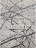 4' x 6' Taupe Gray and Ivory Abstract Stain Resistant Area Rug