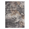 4' x 6' Beige Cobblestone Pattern Area Rug