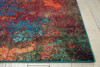 4' x 6' Atlantic Abstract Power Loom Non Skid Area Rug