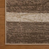 4' x 6' Beige Patchwork Power Loom Stain Resistant Area Rug