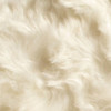 48" x 72" Off White Faux Sheepskin Area Rug