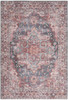 4' x 6' Multicolor Oriental Power Loom Distressed Washable Cotton Area Rug