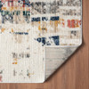 5' x 7' Blue Abstract Polypropylene Area Rug