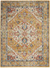 5' x 7' Yellow and Ivory Dhurrie Area Rug