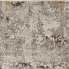 5' x 7' Grey Hand Loomed Traditional Floral Indoor Area Rug