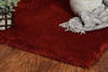 5' x 7' Red Indoor Shag Rug