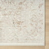 5' x 7' Beige Cream and Brown Damask Stain Resistant Area Rug