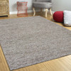 5' x 7' Natural Wool Boucle Berber Style Area Rug