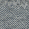 5' x 7' Denim Blue Hand Tufted Space Dyed Geometric Indoor Area Rug