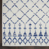 5' x 7' Ivory Geometric Berber Area Rug