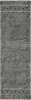 5' x 7' Grey Black Hand Tufted Space Dyed Geometric Indoor Area Rug