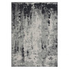 5' x 7' Gray Abstract Area Rug