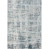 5' x 7' Blue Abstract Polypropylene Rectangle Area Rug