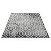 5' x 7' Gray Geometric Area Rug