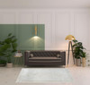 5' x 7' Cream Diamond Polypropylene Area Rug