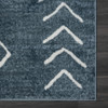 5' x 7' Blue Diamond Area Rug