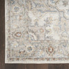 5' x 7' Gray Oriental Power Loom Washable Area Rug